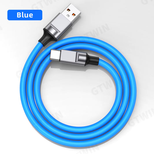 120W USB Type C Cable Fast Charging Usb C Cables Type-C Data Cord Charger USB C for Poco X6 Pro Samsung S23 Huawei Xiaomi 13