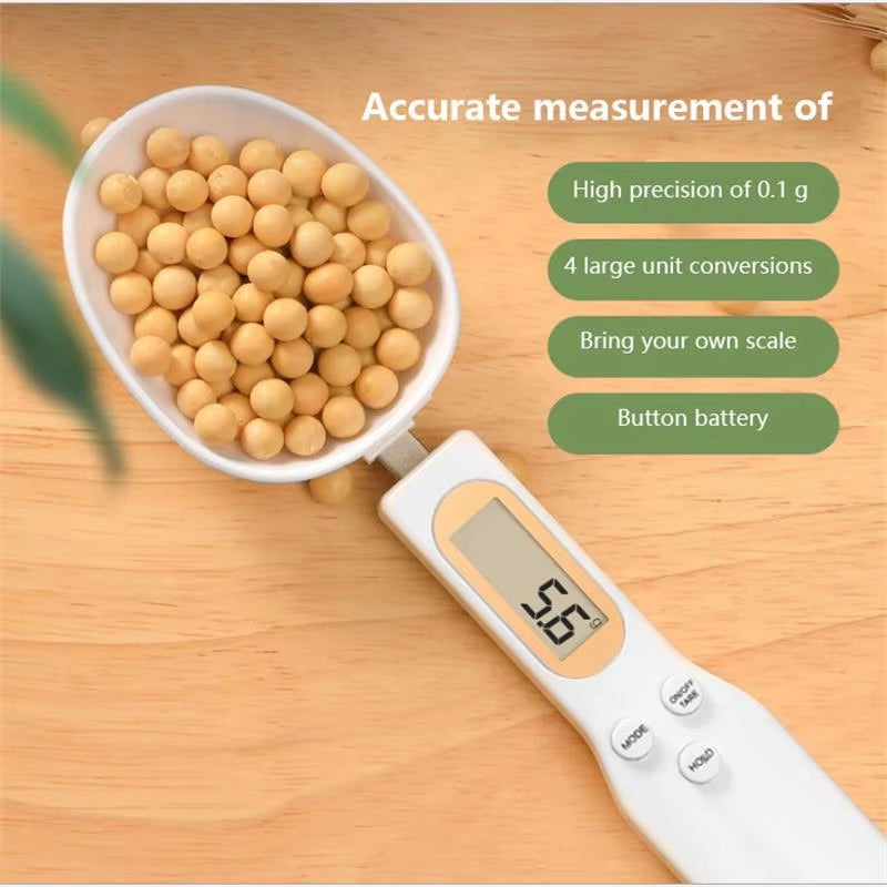 Scale Weighing Spoon Kitchen Scale Electronic Measuring Spoon G Coffee Powder Scale Baking Scale Electronic Measuring