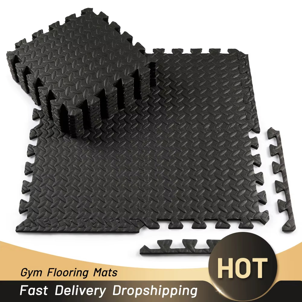 12Pcs Eva Foam Mat Anti-Slip Mat Home Rug Gym Puzzle Exercise Floor Mat Baby Foam Play Interlocking Floor Mat for Home Workout