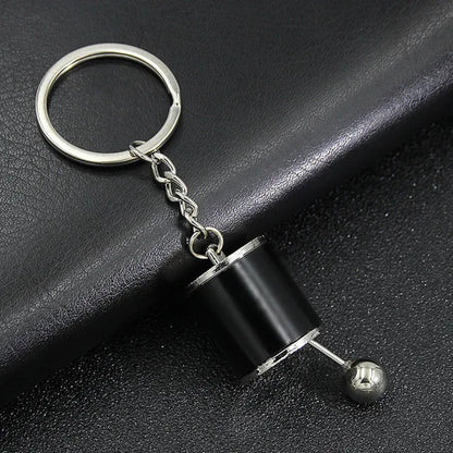 Mini Turbo Turbocharger Keychain Spinning Turbine Key Chain Ring Keyring Keyfob Car Keyring Car Interior Accessories